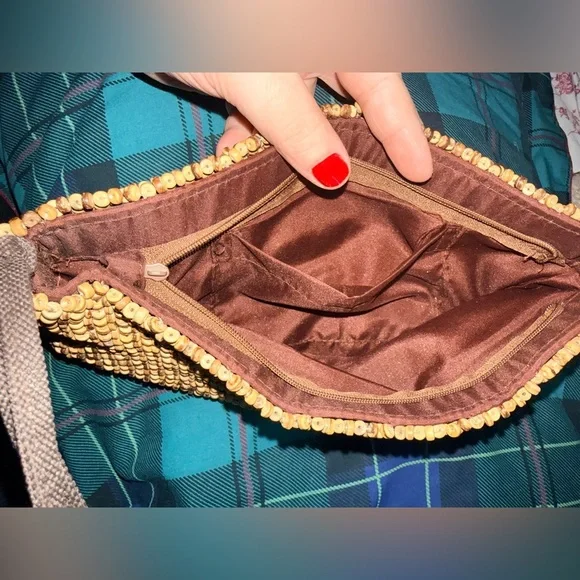 Chic Beaded Shoulder Bag - Picture 2 of 2